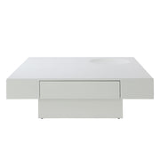 Khaim - Coffee Table - White High Gloss - R&R Furniture Gallery (Fountain Valley, CA)