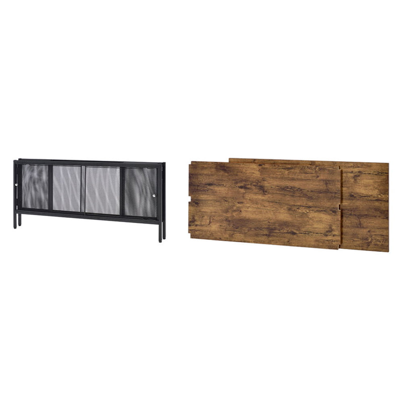 Winam - Coffee Table - Antique Oak & Black - R&R Furniture Gallery (Fountain Valley, CA)