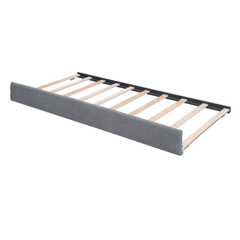 Upholstered Platform Bed With Trundle - R&R Furniture Gallery (Fountain Valley, CA)