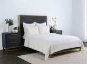 Bari - Velvet Quilt Set - R&R Furniture Gallery (Fountain Valley, CA)