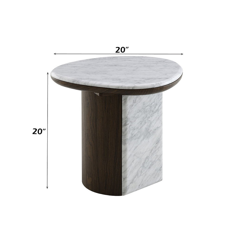 Haidar - Table With Marble Top - R&R Furniture Gallery (Fountain Valley, CA)
