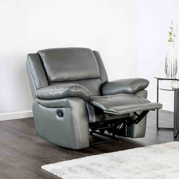 Glarus - Recliner Chair, Dark Gray