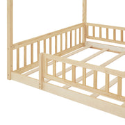 Bed House Bed Frame With Fence - R&R Furniture Gallery (Fountain Valley, CA)