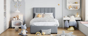 Upholstered Platform Bed With A Hydraulic Storage System - R&R Furniture Gallery (Fountain Valley, CA)