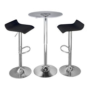 Lumi Source Spyra Ale 3-piece contemporary dining room set with adjustable bar stools and up table, modern design.