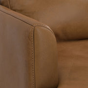 Livingston upholstered stationary sofa by Simpli-Home featuring plush fabric and comfortable cushions in a modern living room setting.