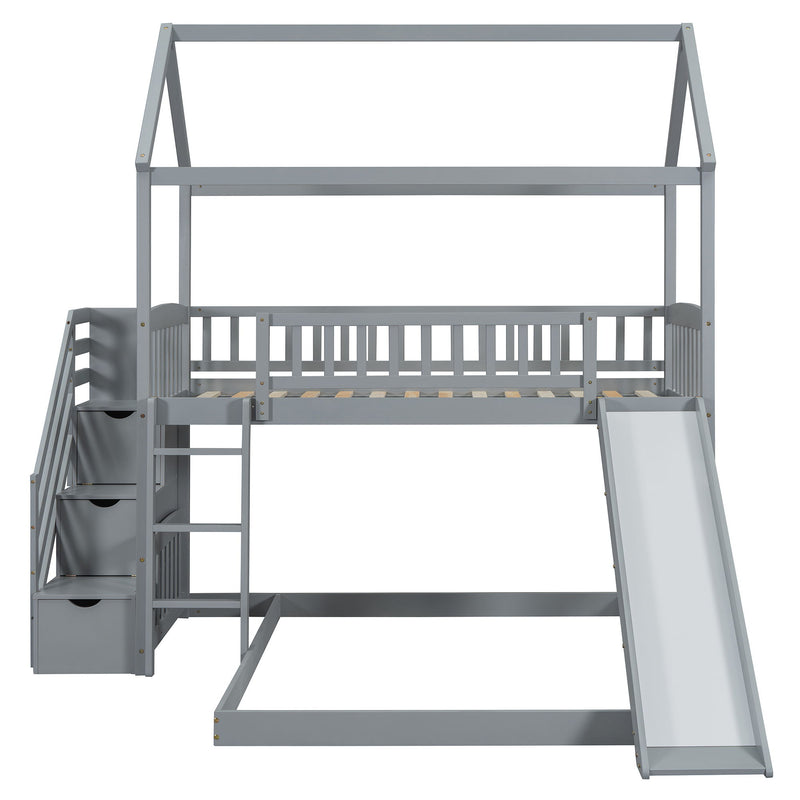 House Bunk Bed With Slide - R&R Furniture Gallery (Fountain Valley, CA)