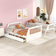 Bunk Bed With Drawers, Ladder And Storage Staircase - R&R Furniture Gallery (Fountain Valley, CA)