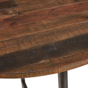 Renu - Round Bar Table With Industrial Charm - Light Brown - R&R Furniture Gallery (Fountain Valley, CA)