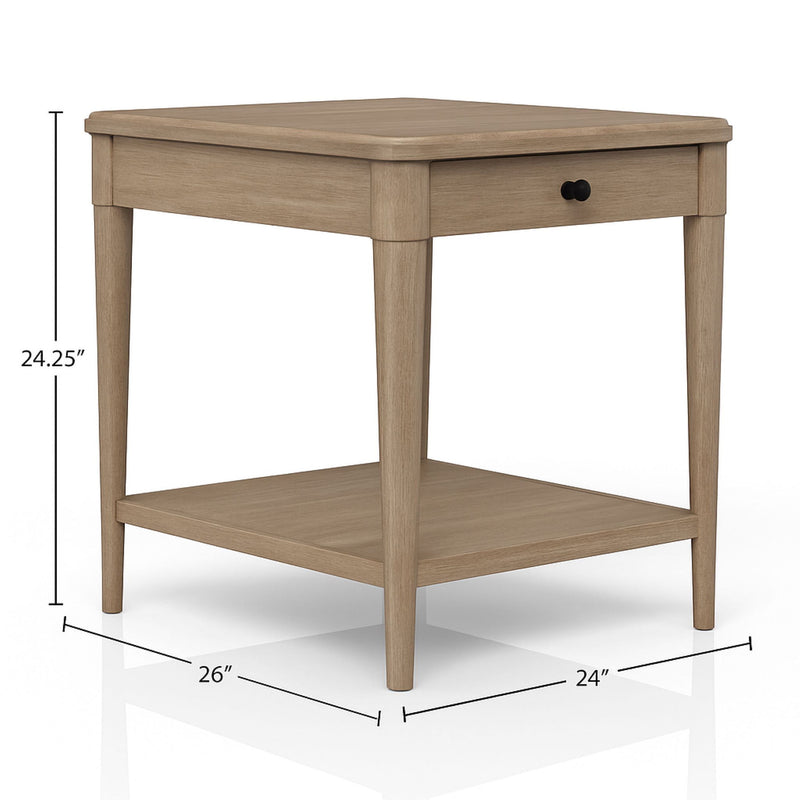 End Table With Storage Drawer - R&R Furniture Gallery (Fountain Valley, CA)