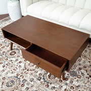 Caroline - Coffee Table - Walnut Brown - R&R Furniture Gallery (Fountain Valley, CA)