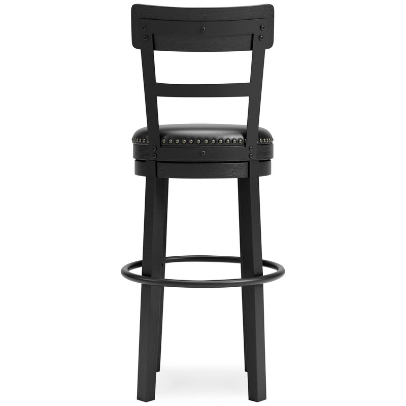 Valebeck - Tall Upholstered Swivel Barstool - R&R Furniture Gallery (Fountain Valley, CA)