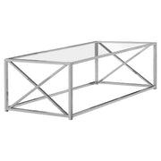 Table, Rectangular, Contemporary & Modern - Chrome - R&R Furniture Gallery (Fountain Valley, CA)