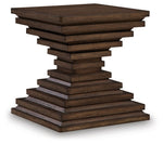 Hannodream - Square End Table - Warm Brown - R&R Furniture Gallery (Fountain Valley, CA)