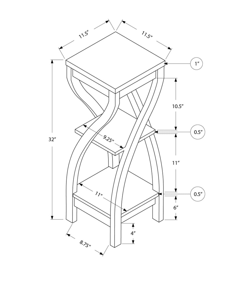Accent Table Versatile Usage, Square, Contemporary & Modern - R&R Furniture Gallery (Fountain Valley, CA)