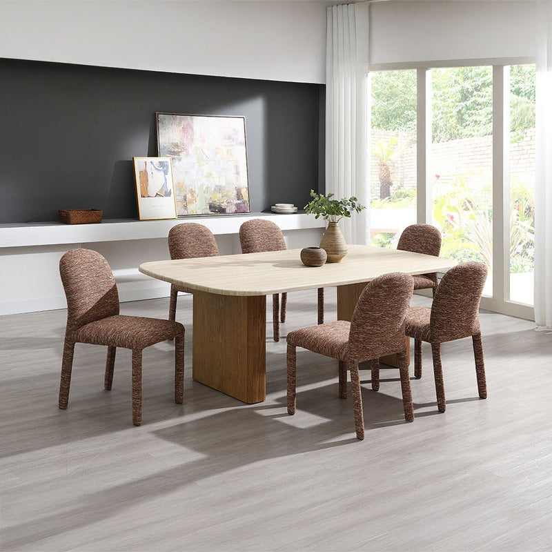 Lidi - Dining Table - Brown / Natural - R&R Furniture Gallery (Fountain Valley, CA)