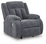 Observation - Power Rocker Recliner - Steel - R&R Furniture Gallery (Fountain Valley, CA)