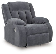 Observation - Power Rocker Recliner - Steel - R&R Furniture Gallery (Fountain Valley, CA)
