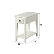 Jeana - Accent Table - White - R&R Furniture Gallery (Fountain Valley, CA)