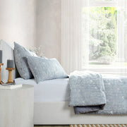 French Herringbone - Comforter Euro Sham - Storm - R&R Furniture Gallery (Fountain Valley, CA)