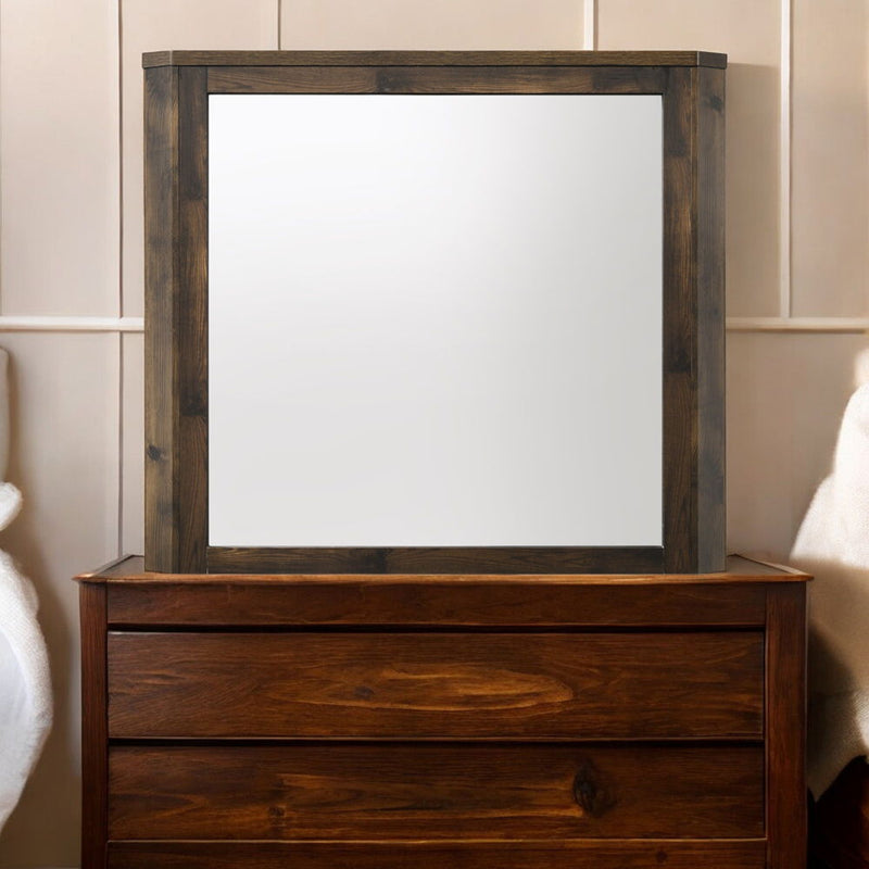 Elettra - Mirror - Rustic Walnut - R&R Furniture Gallery (Fountain Valley, CA)