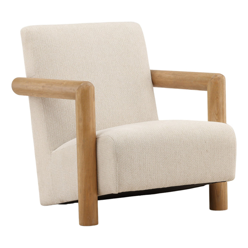 Gabriette - Occasional Chair - Cream And Light Natural