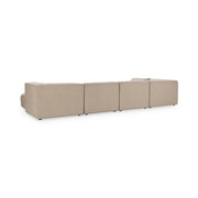 Classic Home Adalynne stationary sectional sofa with plush cushions and modern design, shown in a spacious living room setting.