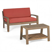 2 Piece Conversation Set, Loveseat & Coffee Table - R&R Furniture Gallery (Fountain Valley, CA)