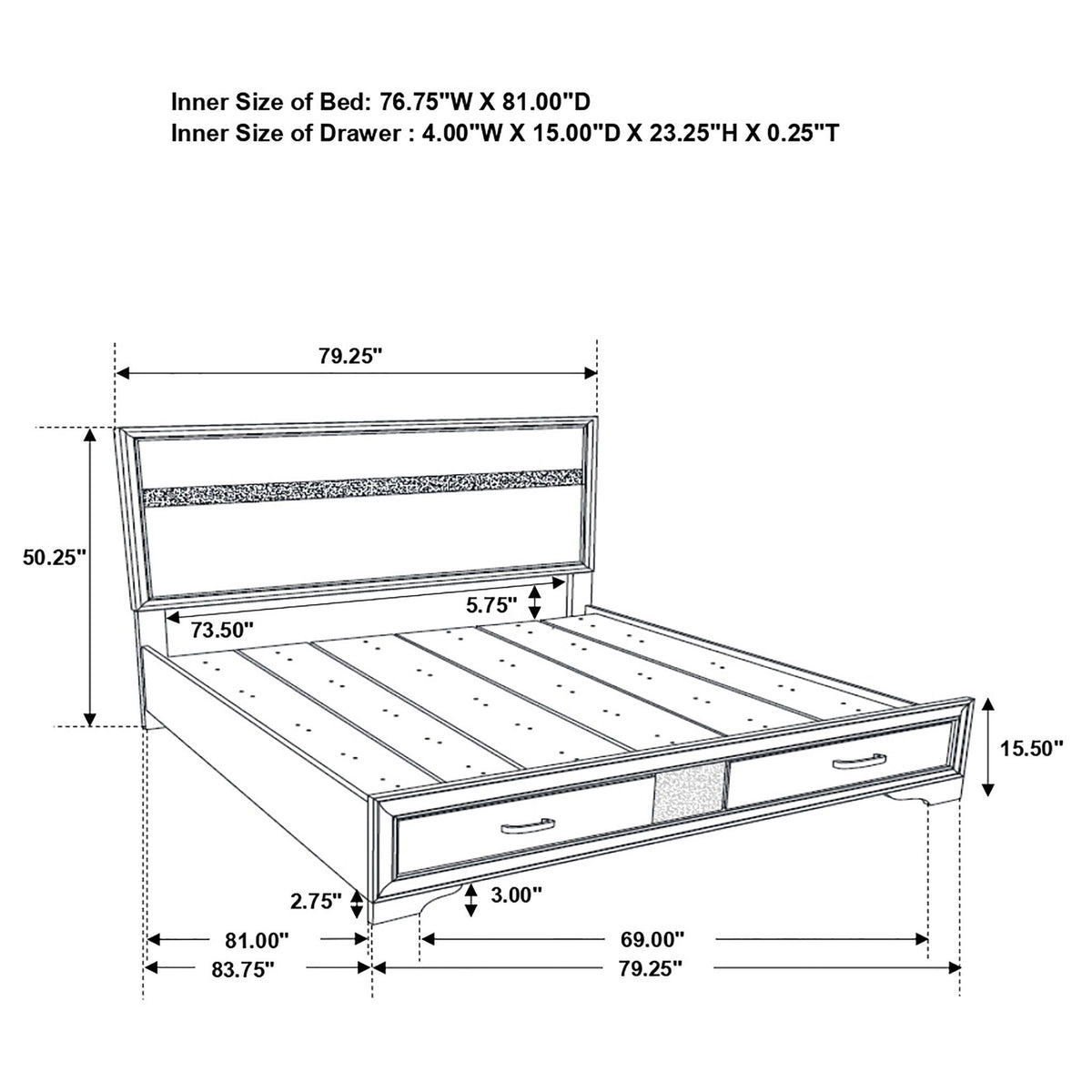 Annie - 4 Piece Bedroom Set