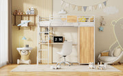 Loft Bed With L Shape Desk And Wardrobe - R&R Furniture Gallery (Fountain Valley, CA)