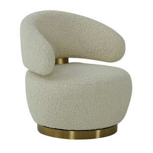 Austin - Faux Shearling Chair - Beige - R&R Furniture Gallery (Fountain Valley, CA)