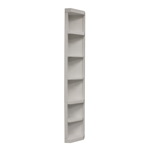 Catalina - Outside Corner Bookcase - Cottage White - R&R Furniture Gallery (Fountain Valley, CA)