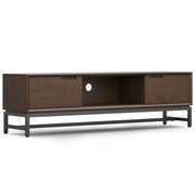 Banting - Low TV Stand - Walnut Brown - R&R Furniture Gallery (Fountain Valley, CA)