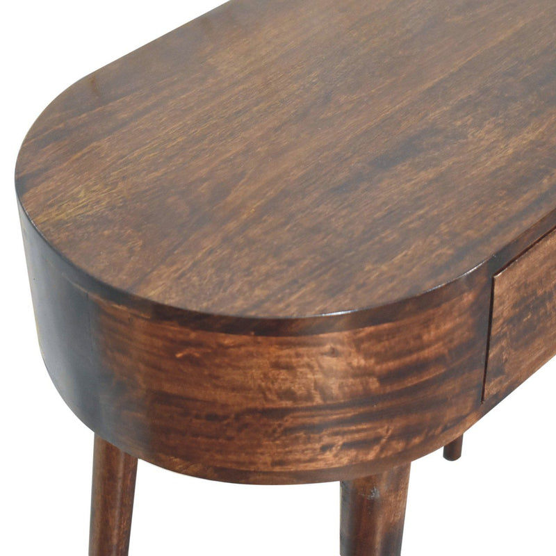 Rounded Wood Table - R&R Furniture Gallery (Fountain Valley, CA)