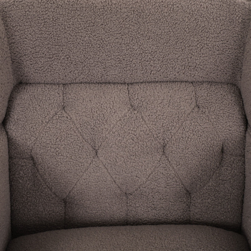 Upholstered Accent Chair Tufted Armchair For Living Room And Bedroom - R&R Furniture Gallery (Fountain Valley, CA)