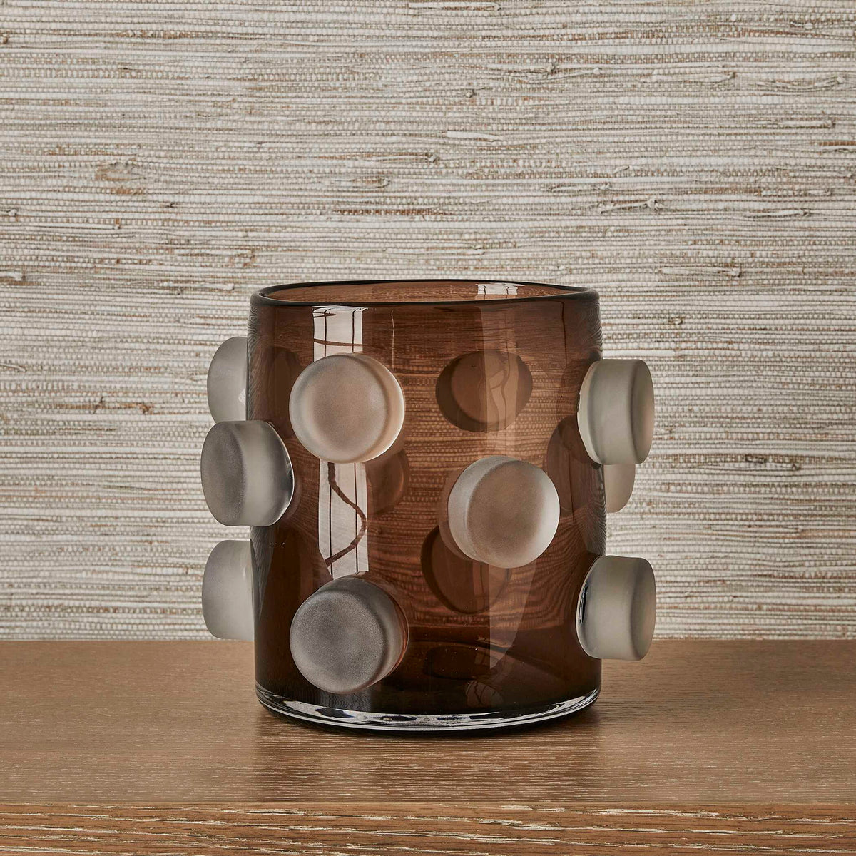 Feeling Pucky - Wide Vase/Chiller - Light Brown