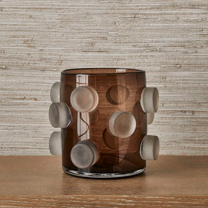 Feeling Pucky - Wide Vase/Chiller - Light Brown