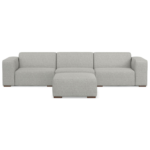 Rex - Handcrafted Sectional Sofa And Ottoman - R&R Furniture Gallery (Fountain Valley, CA)