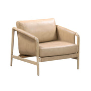 Chakka - Genuine Leather Accent Chair - R&R Furniture Gallery (Fountain Valley, CA)