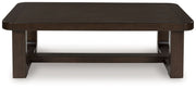 Breckington - Rectangular Cocktail Table - Dark Brown - R&R Furniture Gallery (Fountain Valley, CA)