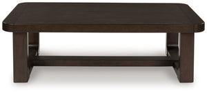 Breckington - Rectangular Cocktail Table - Dark Brown - R&R Furniture Gallery (Fountain Valley, CA)