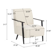 Modern Lounge Chair With Upholstery - R&R Furniture Gallery (Fountain Valley, CA)