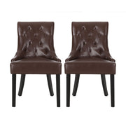 Cheney - Contemporary Dining Chair Tufted Upholstery (Set of 2) - R&R Furniture Gallery (Fountain Valley, CA)
