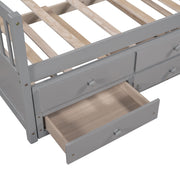 Twin Size Daybed With Trundle And Drawers - R&R Furniture Gallery (Fountain Valley, CA)