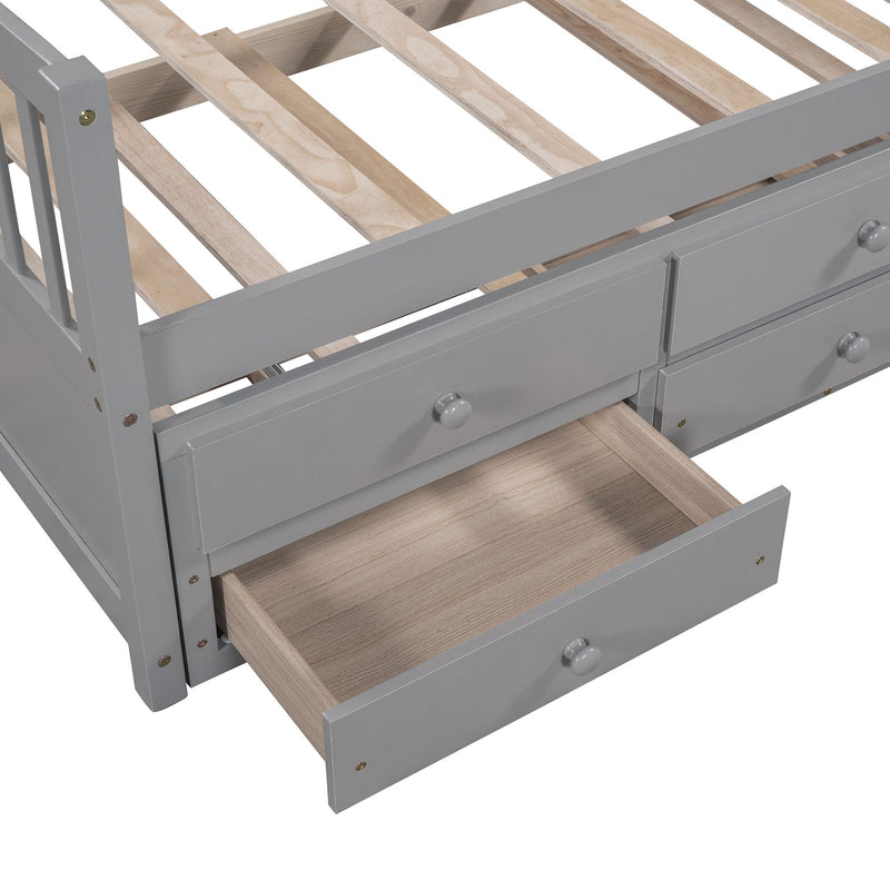 Twin Size Daybed With Trundle And Drawers - R&R Furniture Gallery (Fountain Valley, CA)