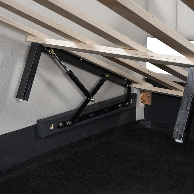 Modern Upholstered Daybed With Underneath Storage - R&R Furniture Gallery (Fountain Valley, CA)