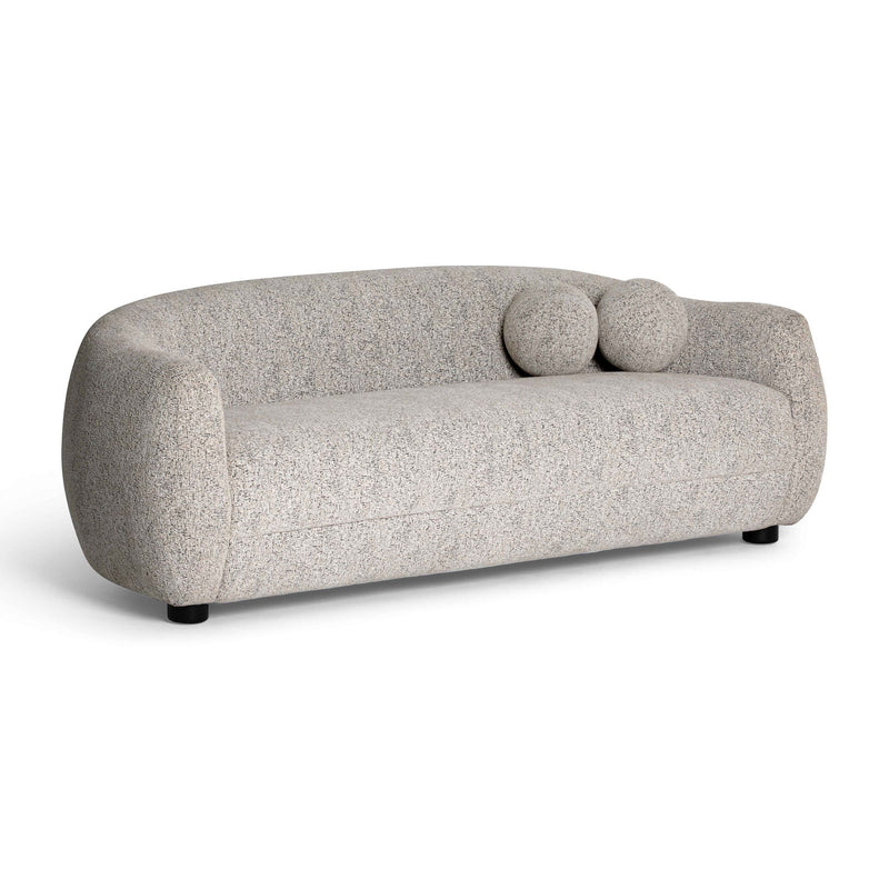 Judy - Woven Fabric Sofa - Black / White - R&R Furniture Gallery (Fountain Valley, CA)