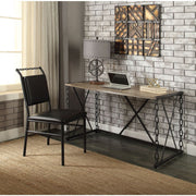 Jodie - Writing Desk (Same Ac00905) - Rustic Oak & Antique Black - R&R Furniture Gallery (Fountain Valley, CA)