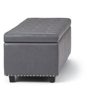 Hamilton - Upholstered Storage Ottoman - R&R Furniture Gallery (Fountain Valley, CA)