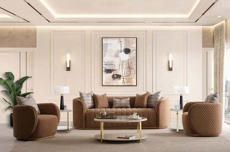 Ariana - Velvet Accent Chair - R&R Furniture Gallery (Fountain Valley, CA)